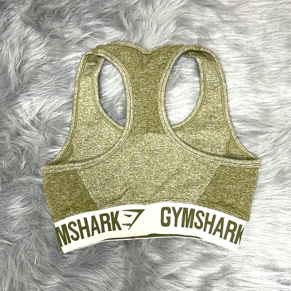 Gymshark Flex Sports bra in size Small and color Khaki Green. - Picture 2 of 4